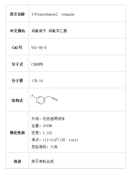 间氟苯乙腈